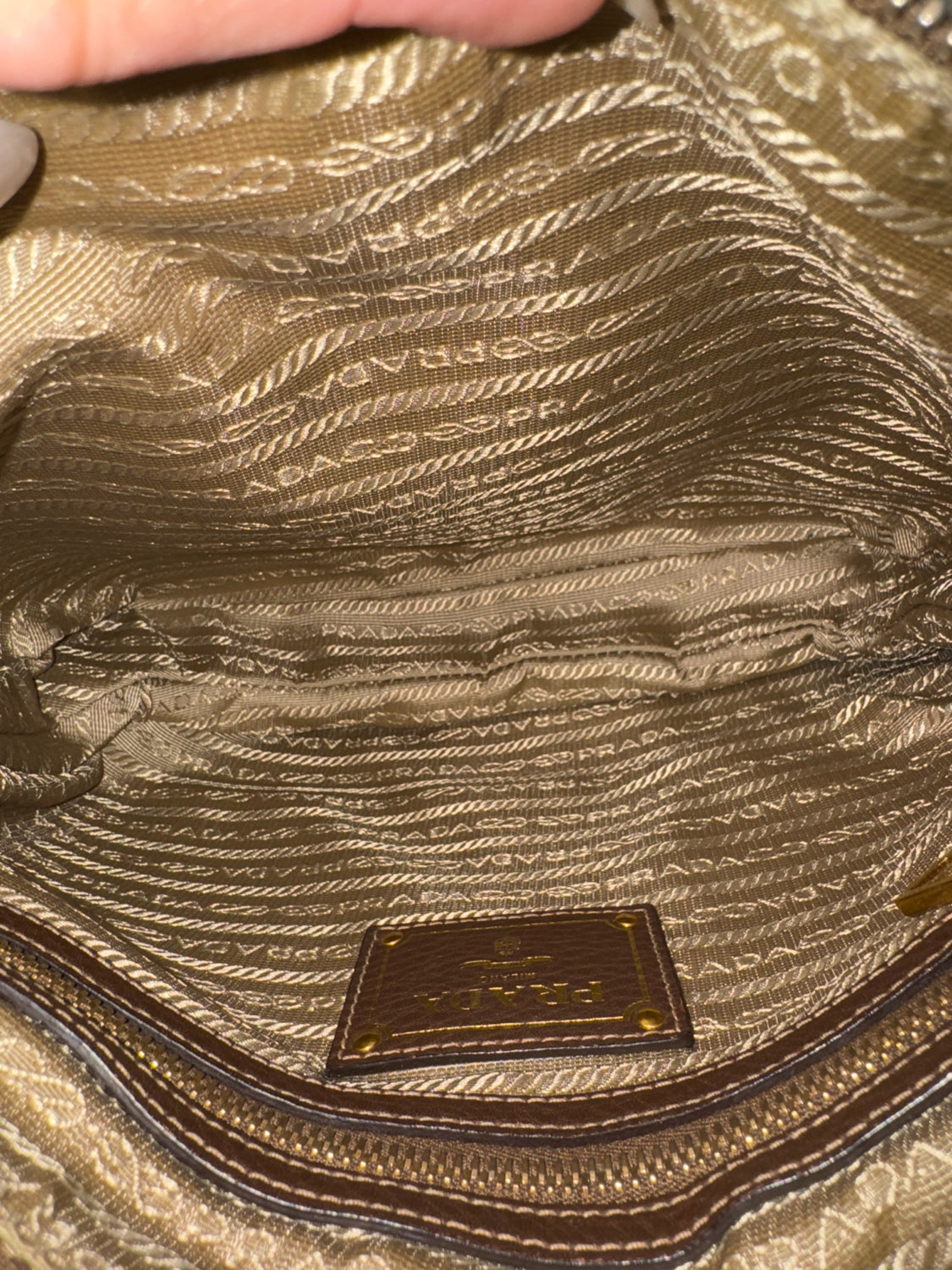 Prada Tan Crossbody