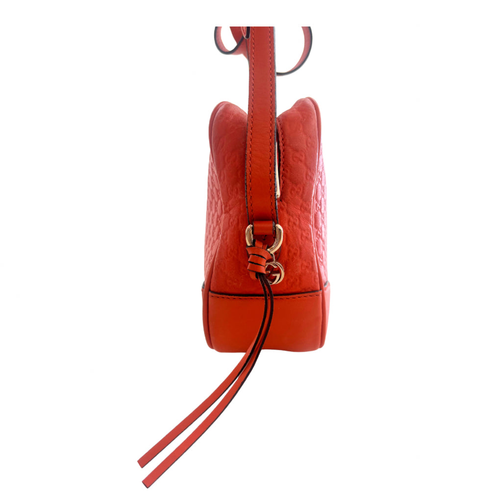 Gucci Orange Leather Crossbody