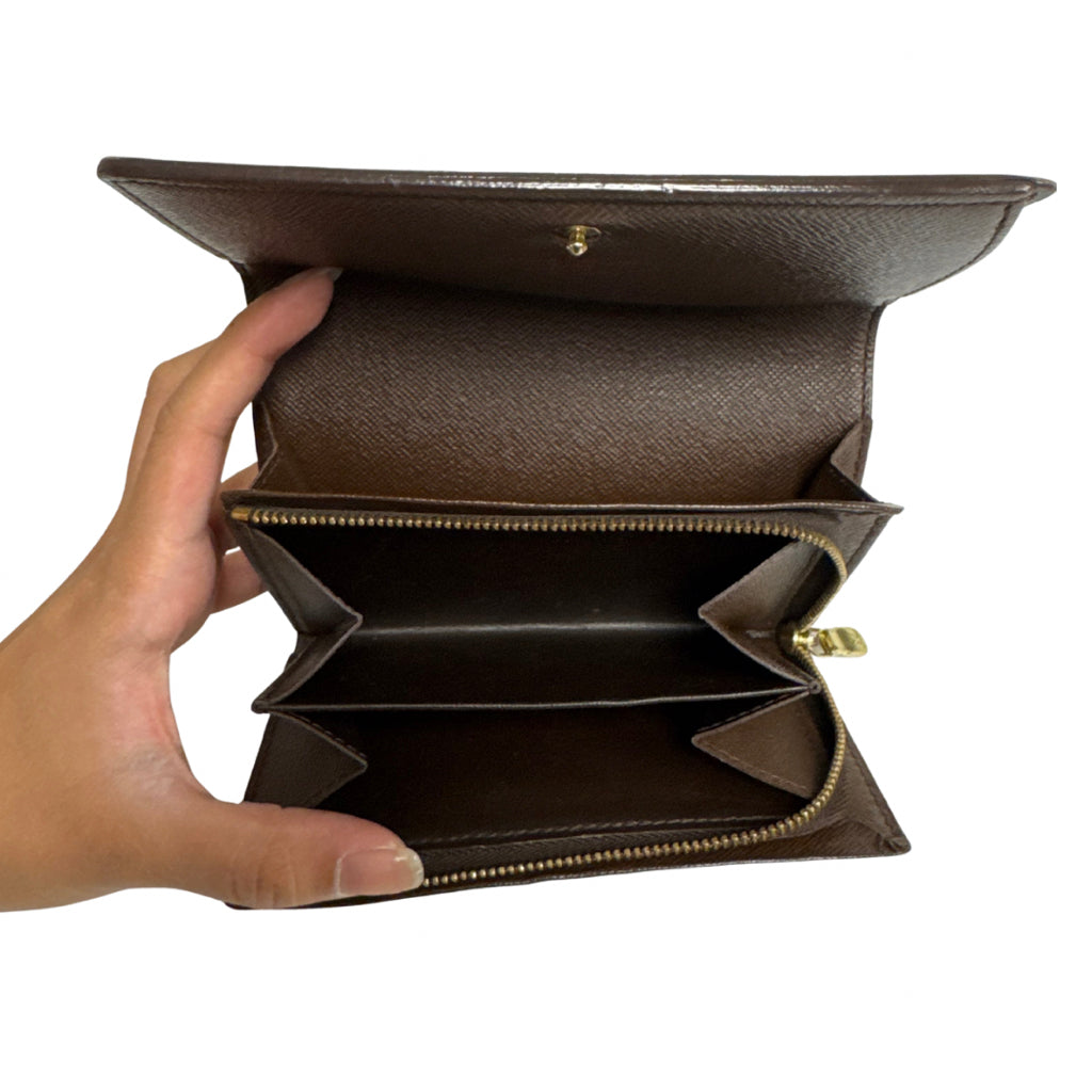 Louis Vuitton Damier Ebene Tresor Wallet