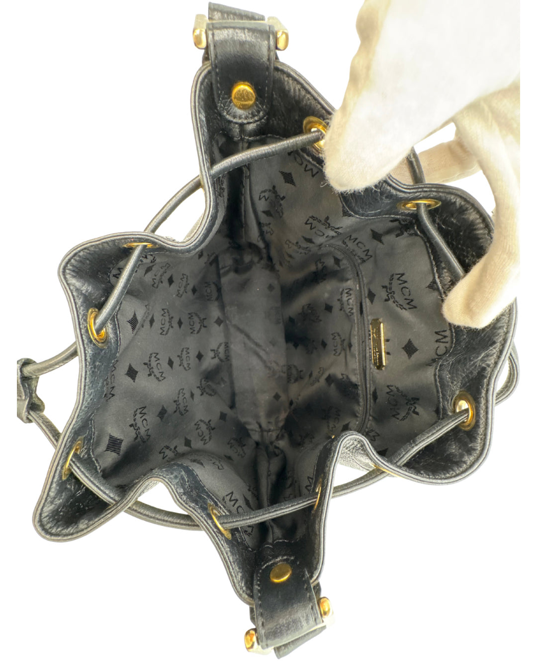 MCM Black Black Bucket