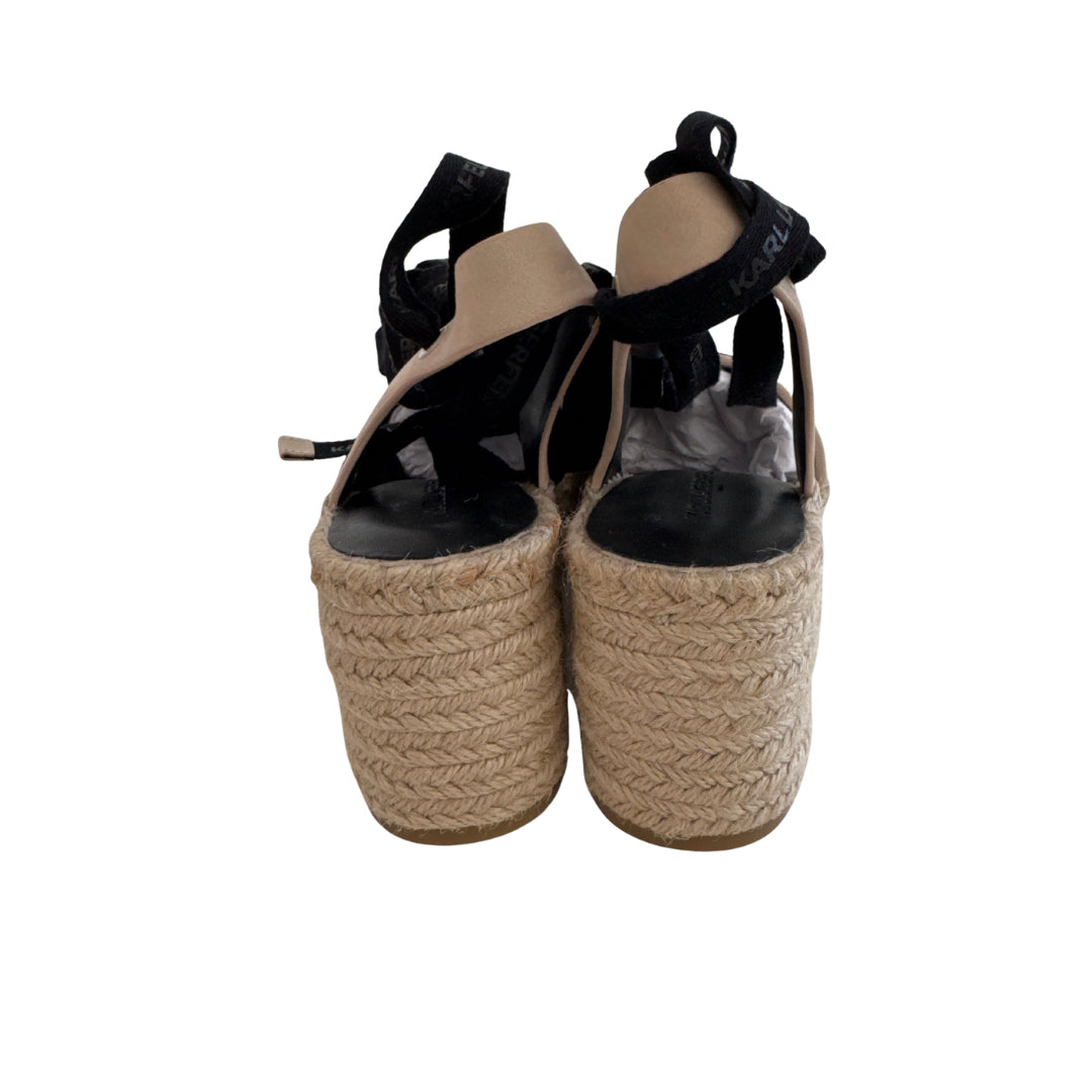 Karl Lagerfeld Size 6 Espadrille Heels