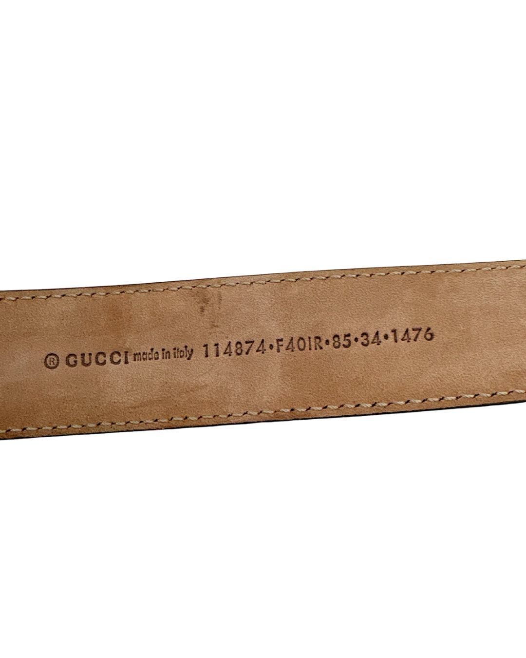 Monogram Gucci Belt