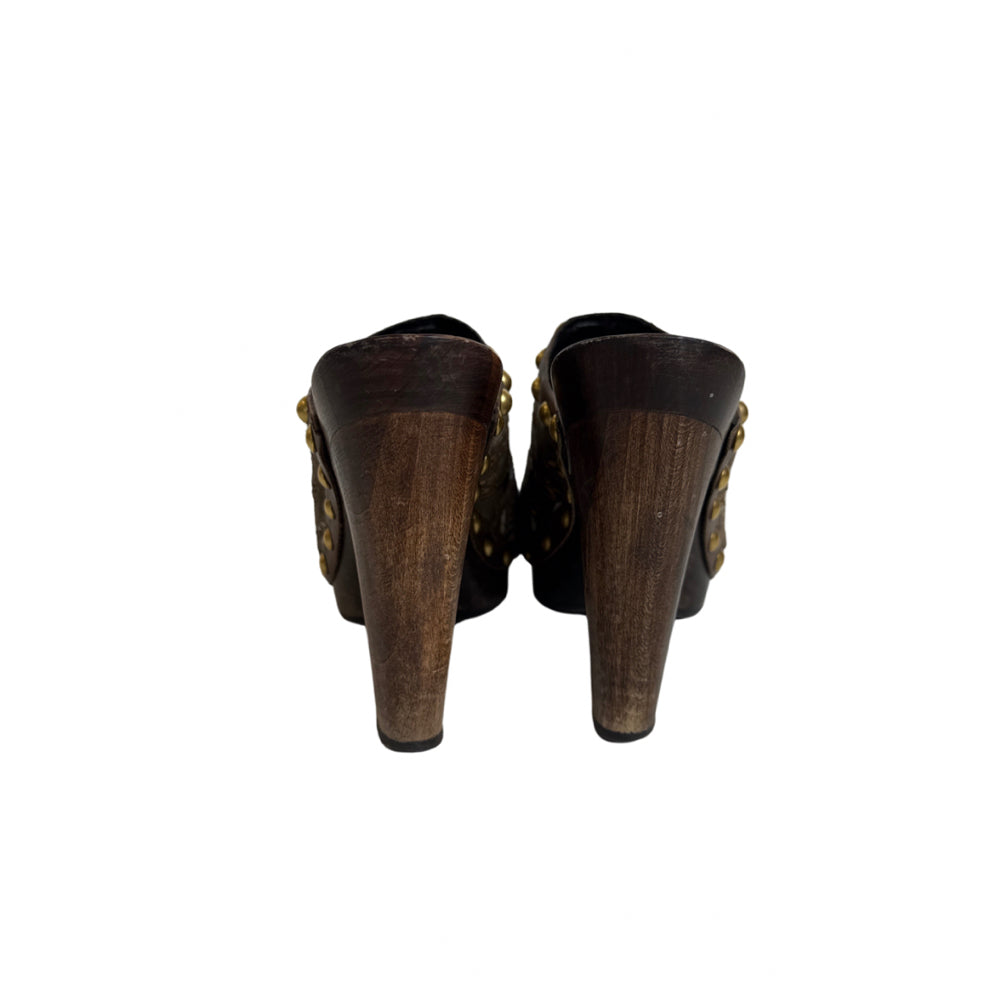Miu Miu Size 37.5 Brown Heels