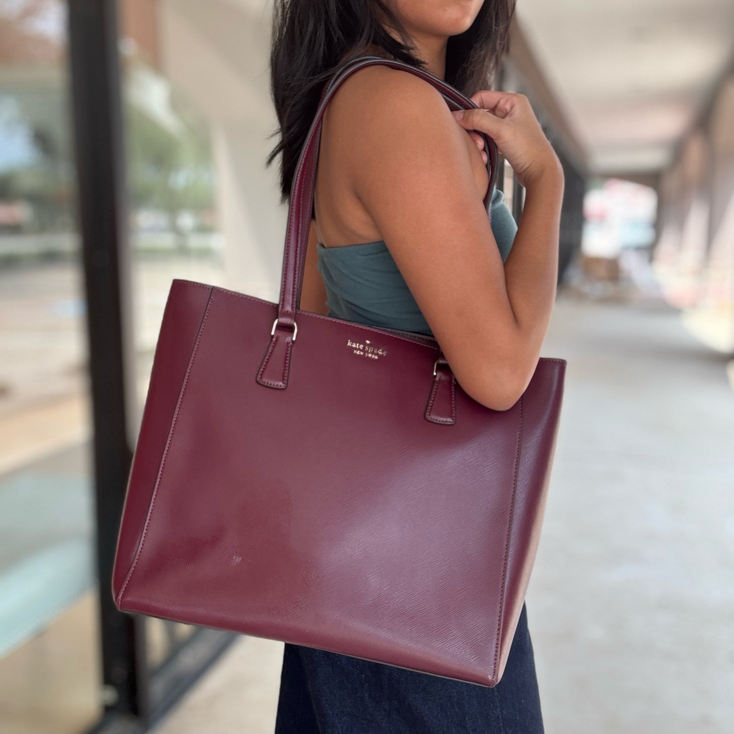 Kate Spade Maroon Tote