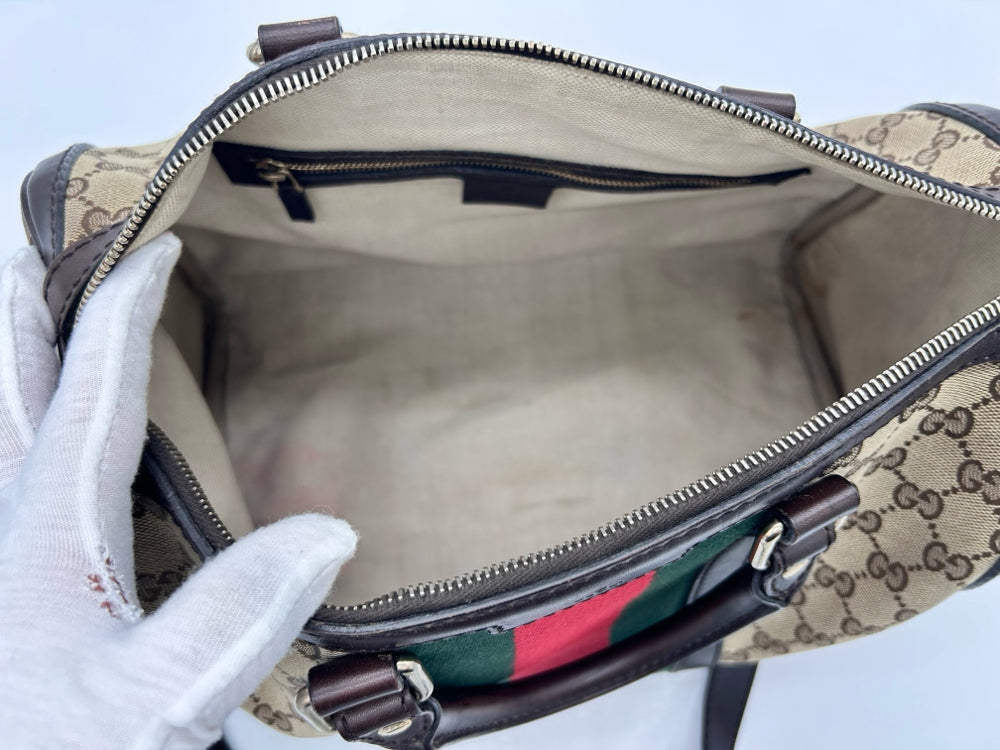 Gucci Canvas Boston