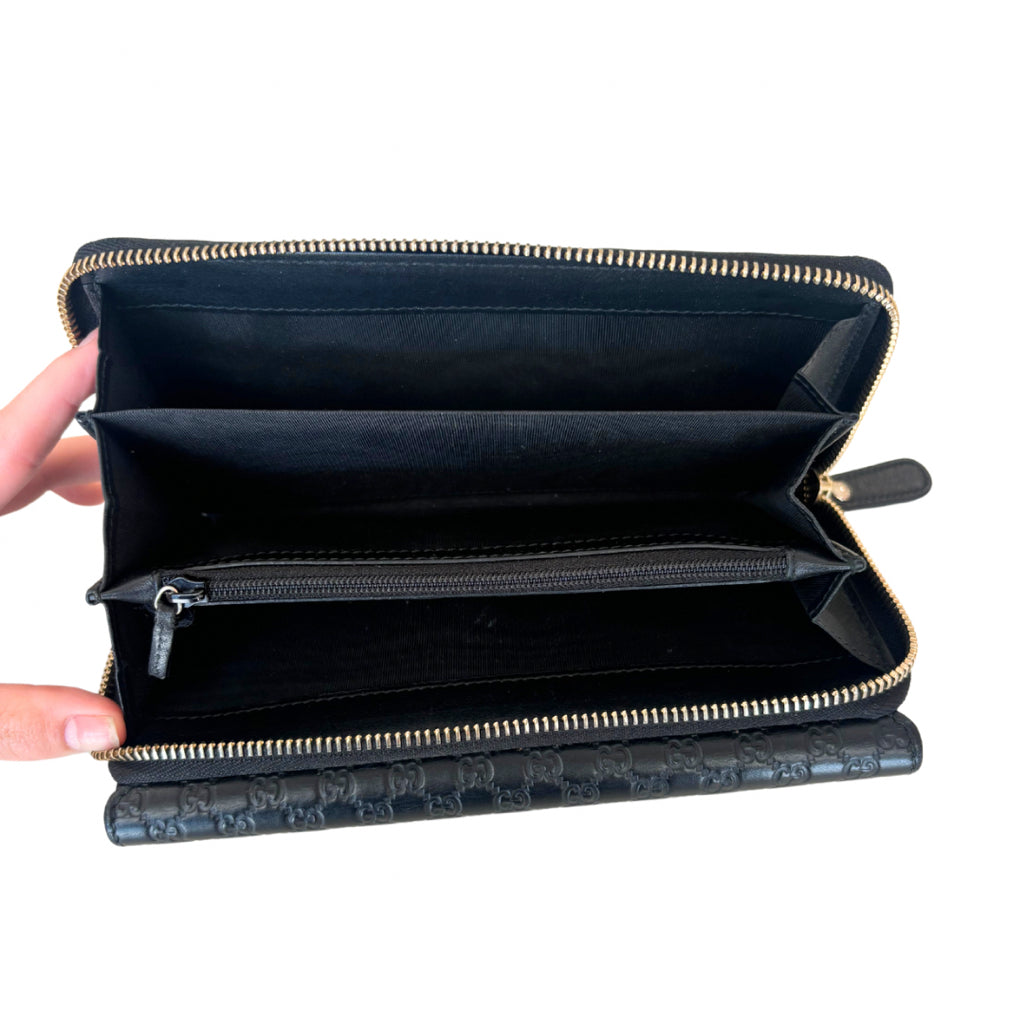 Gucci Black Long Wallet