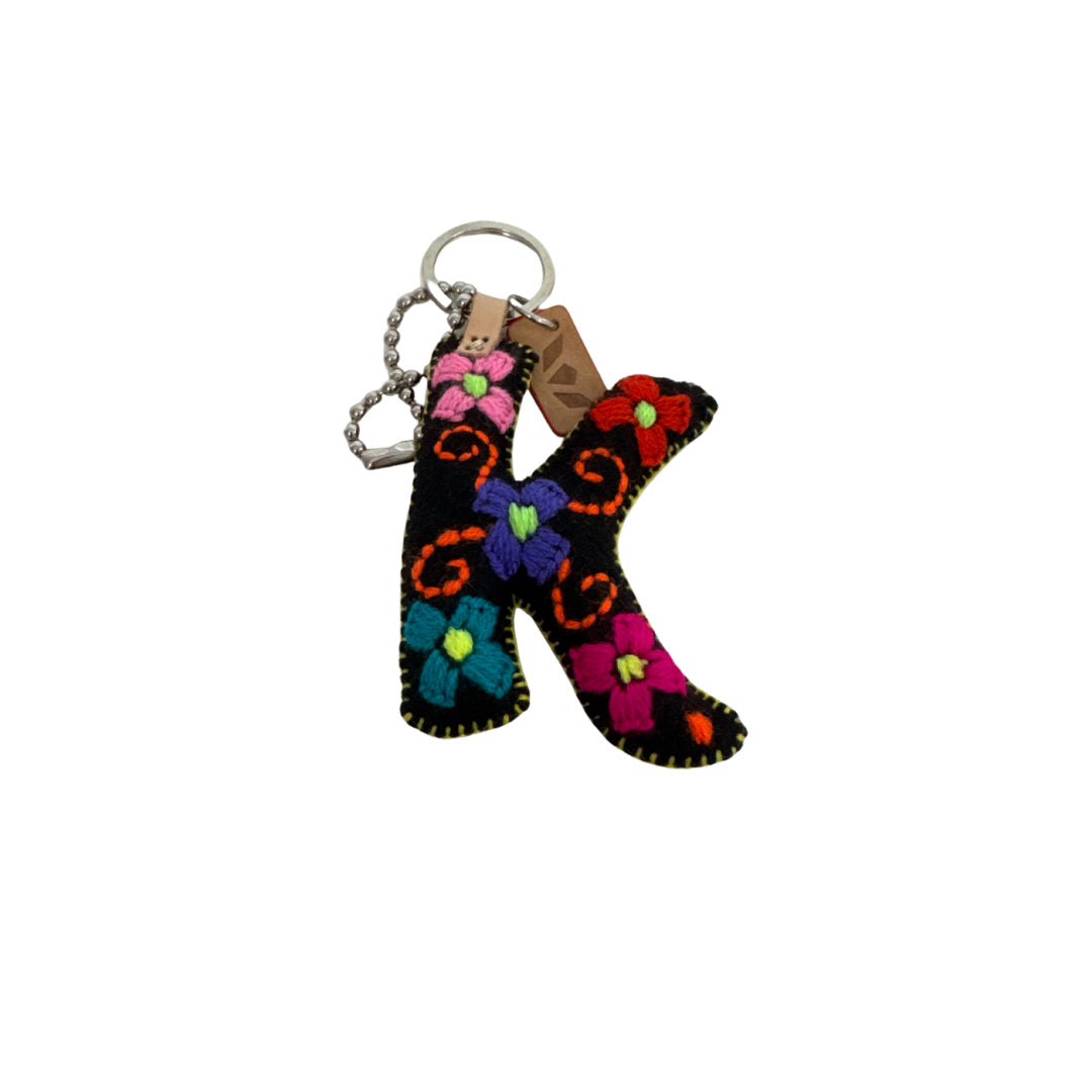 Consuela "K" Key Ring Bag Charm