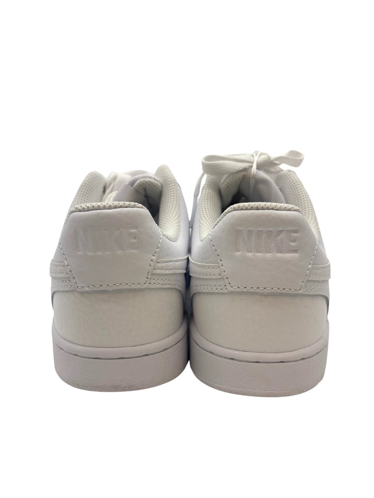 Nike Size 8 White Court Vision Lace Up Sneakers