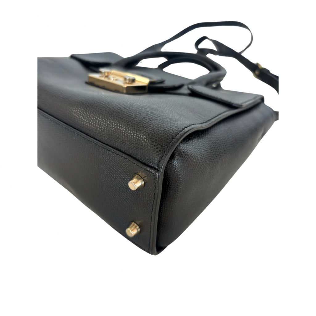 Furla Black Metropolis Satchel