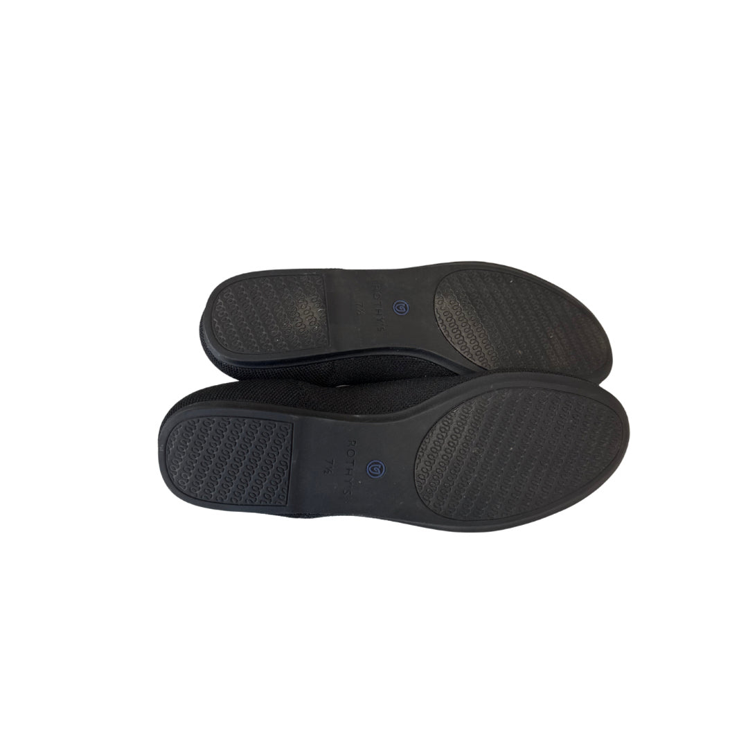 Rothy's Size 7.5 Black Flats