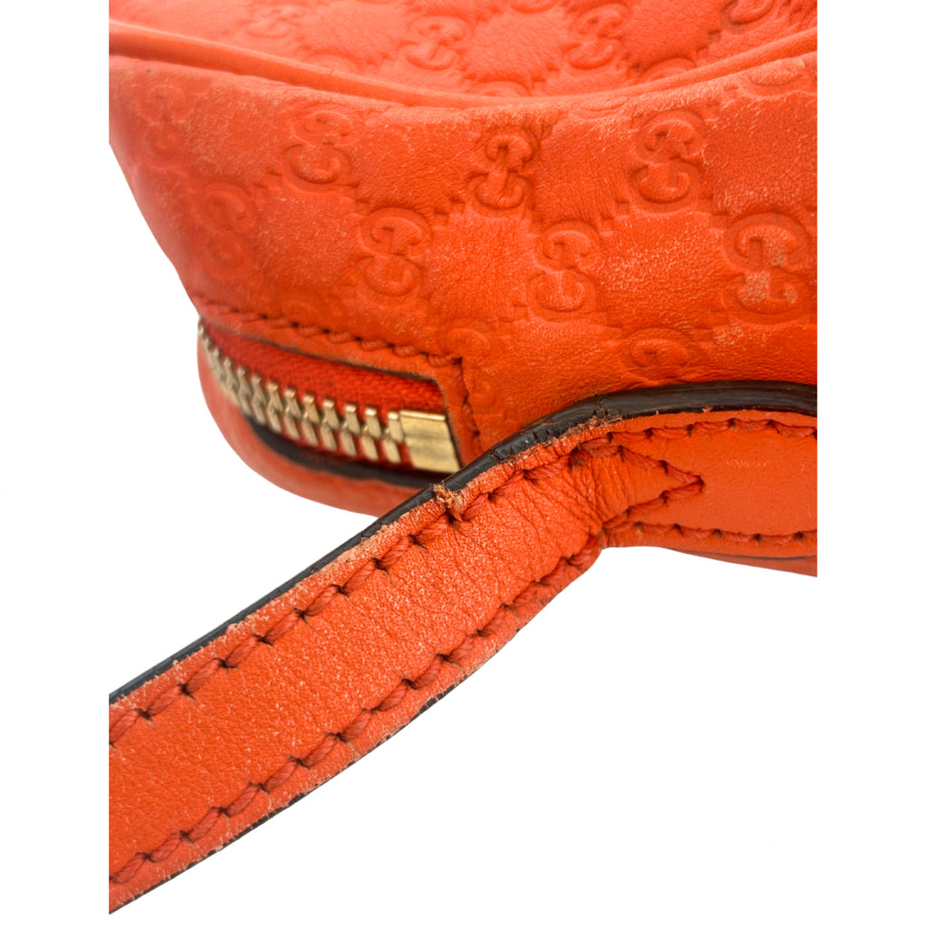 Gucci Orange Leather Crossbody