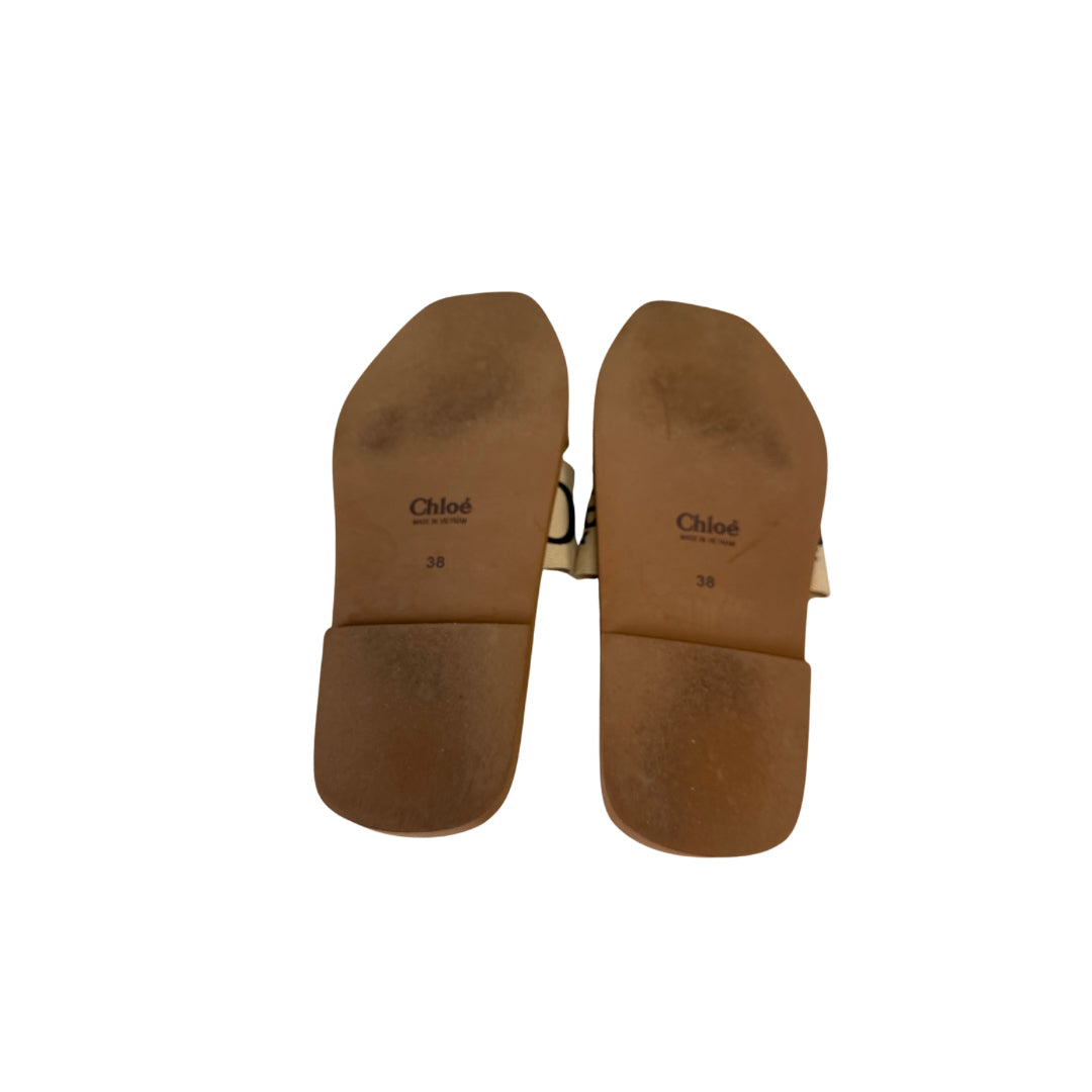 Chloe Size 38 High Summer Woody Sandals