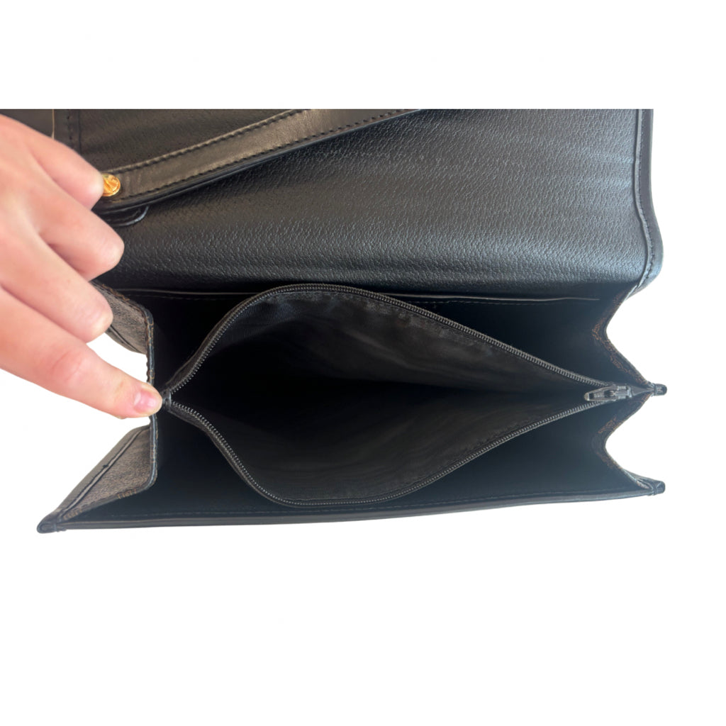Celine Brown Triomphe Clutch