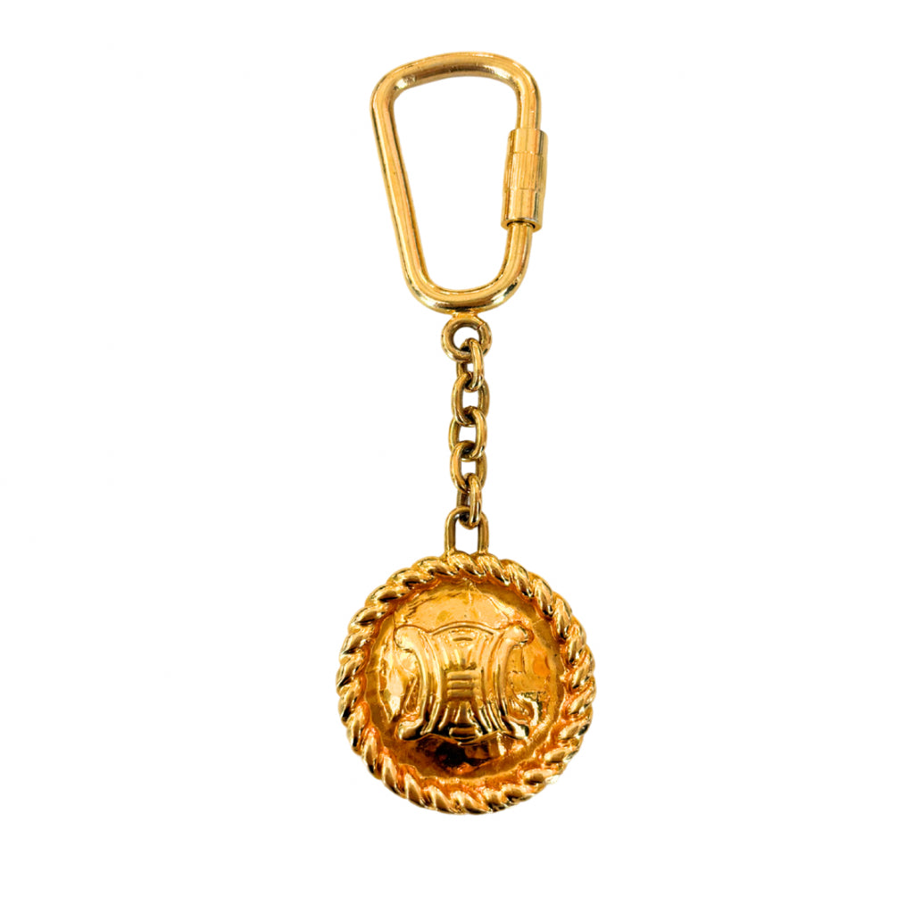 Celine Gold Key Charm