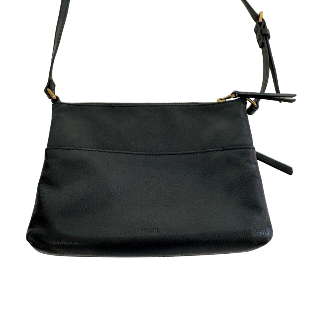 Fossil Black Crossbody