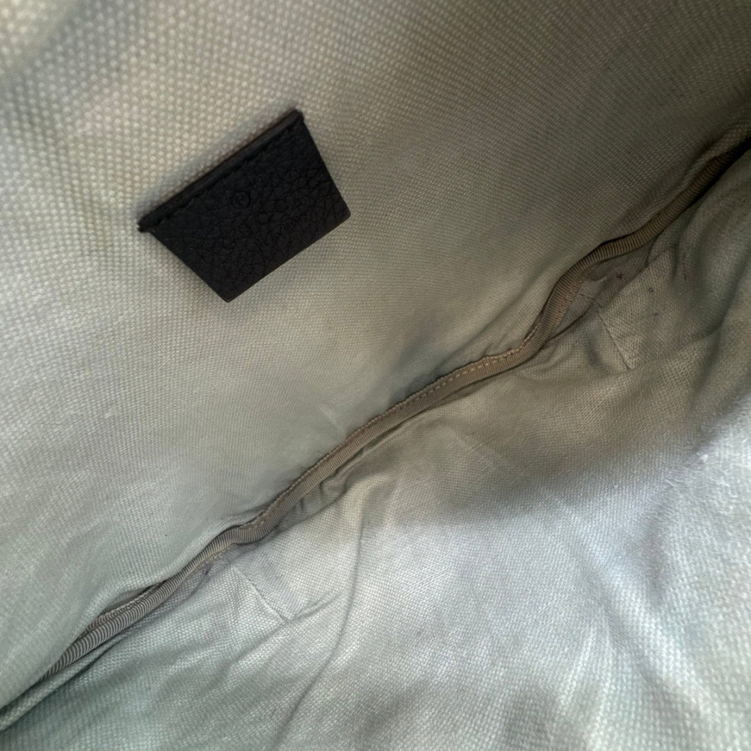 Gucci Black Leather Bum Bag