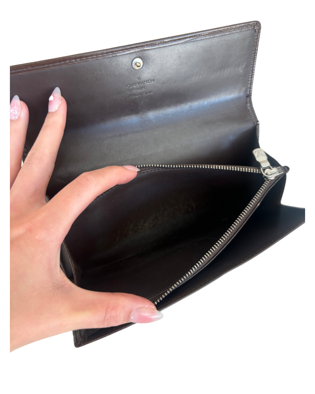 Louis Vuitton Brown Pochette Monnaie Wallet