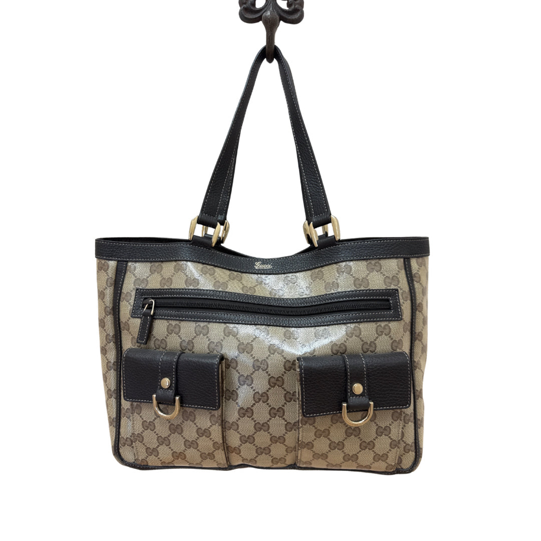 Gucci Monogram Abbey D Ring Tote