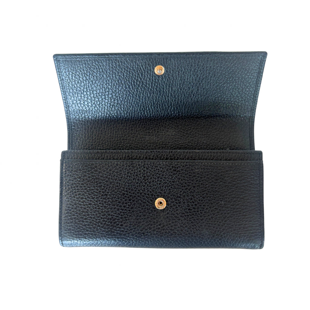 Gucci Black Long Wallet