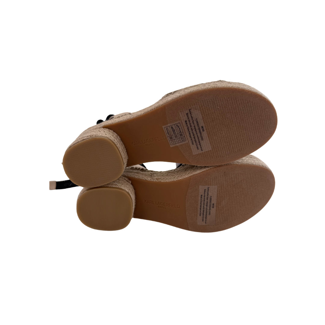 Karl Lagerfeld Size 6 Espadrille Heels