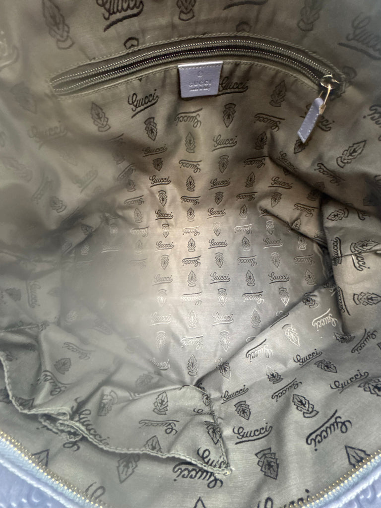 Gucci Navy Guccissima Leather Tote