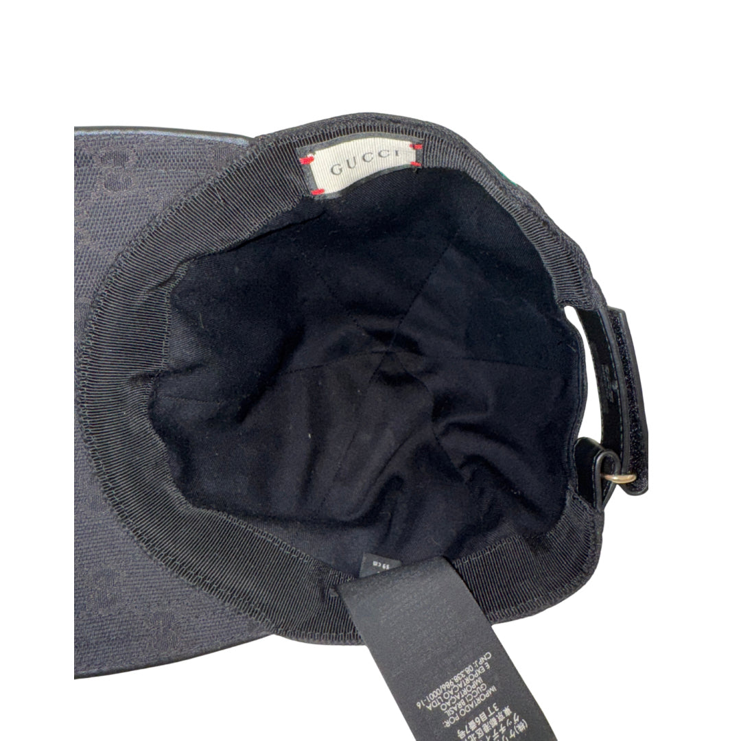 Gucci Black Canvas Hat
