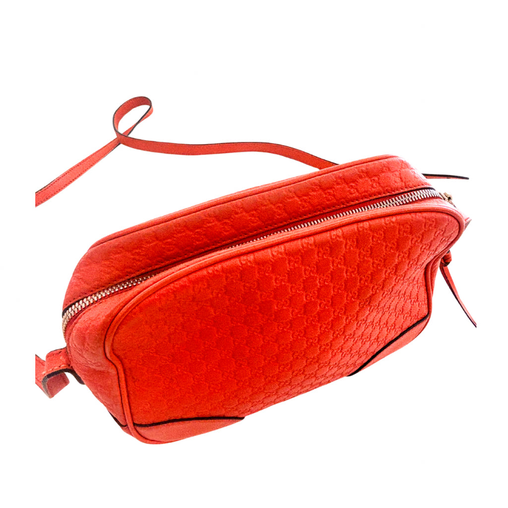 Gucci Orange Leather Crossbody