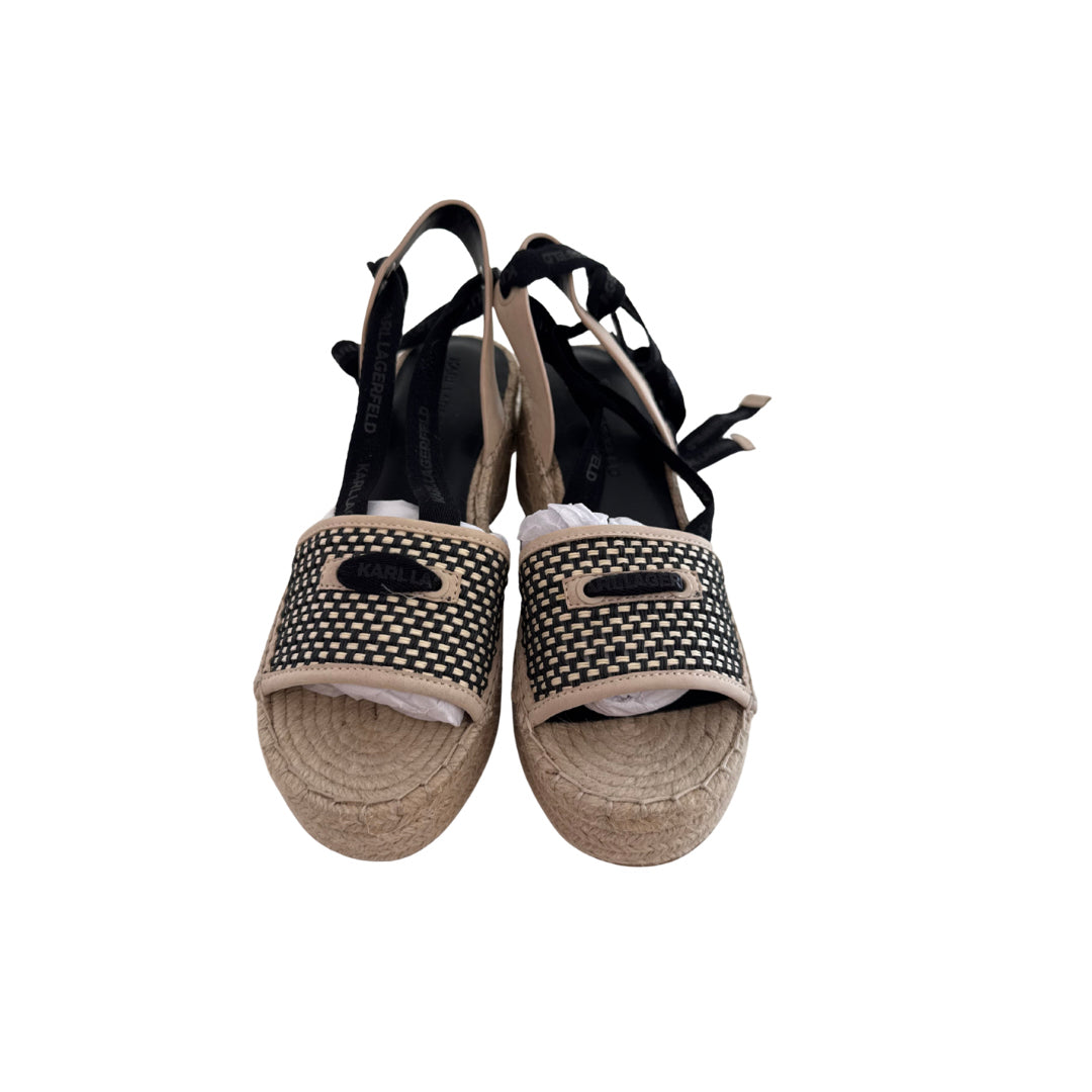 Karl Lagerfeld Size 6 Espadrille Heels