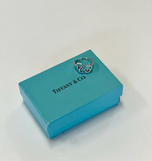 Tiffany & Co. Size 5 Triple Heart Ring