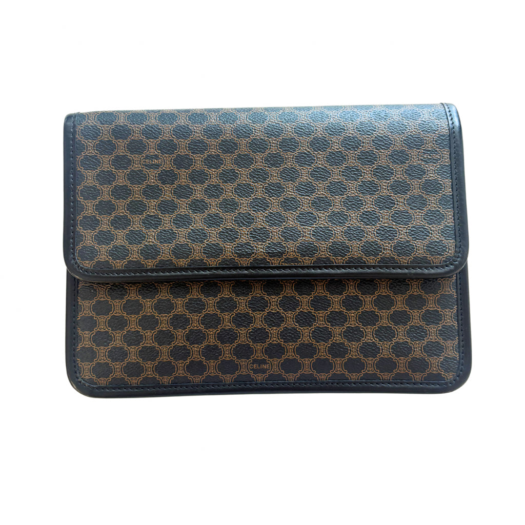Celine Brown Triomphe Clutch