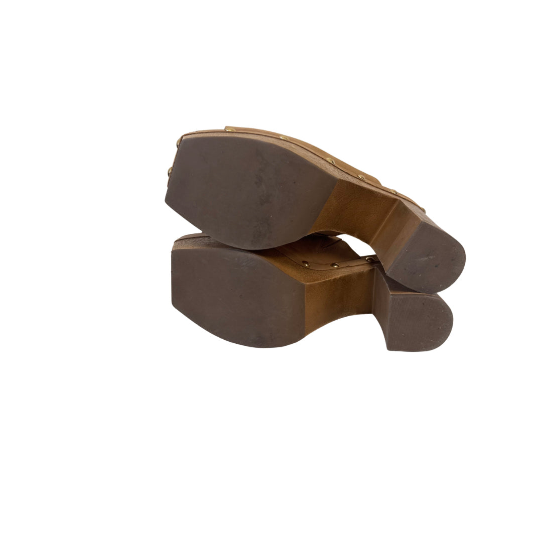 Vince Camuto Size 9 Brown Platform Heels