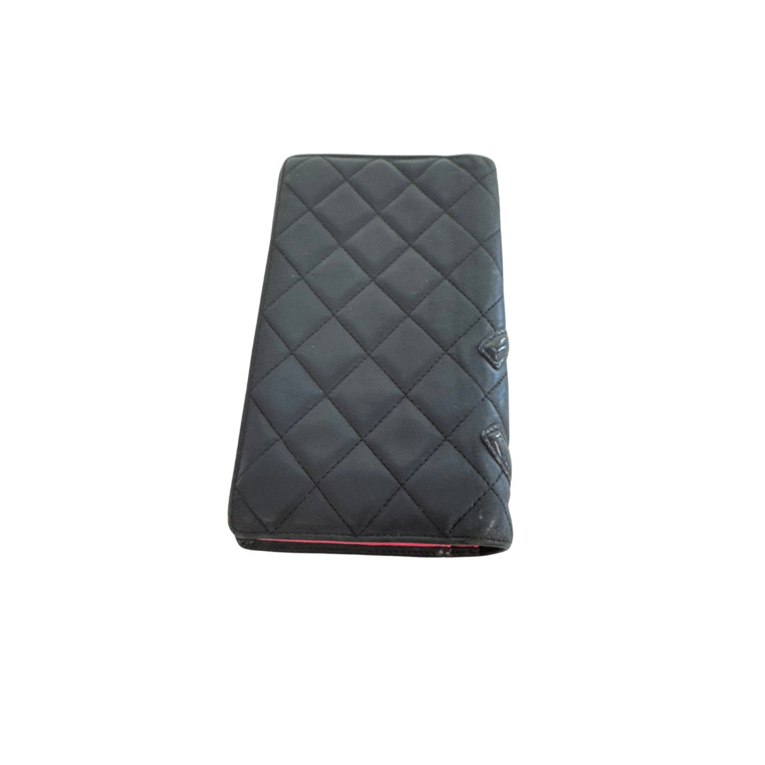 Chanel Black Bi-Fold Wallet