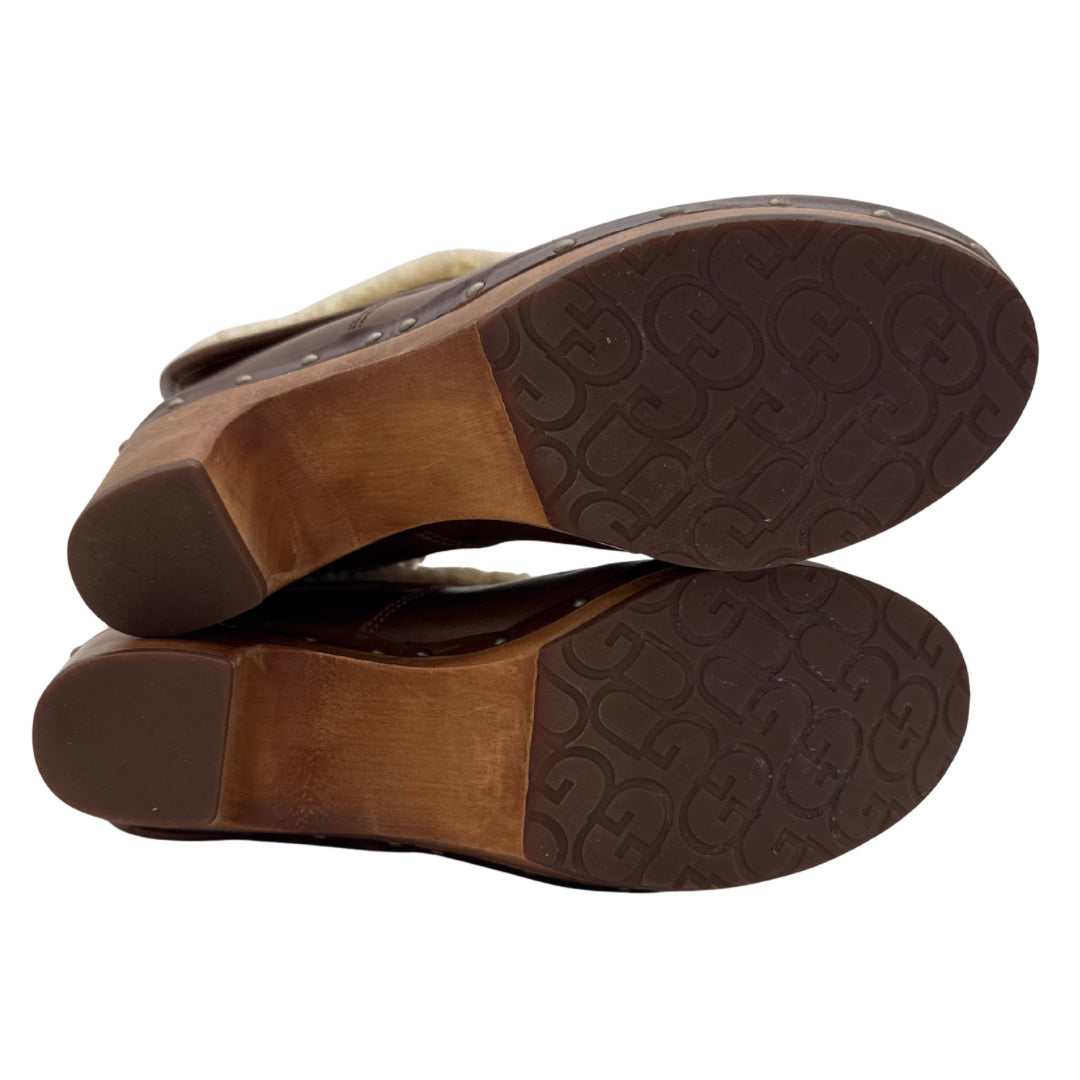 UGG Size 7 Brown Fur Boots