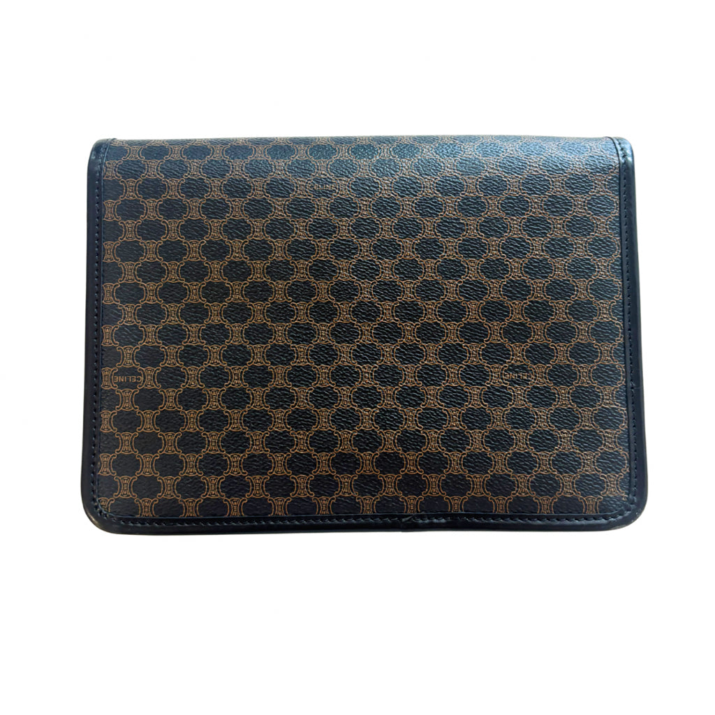 Celine Brown Triomphe Clutch