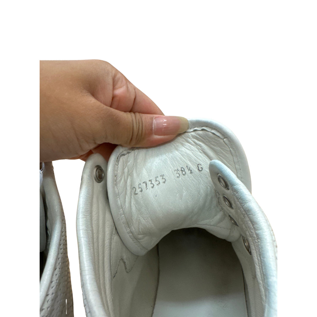 Gucci Size 38.5 White High Top Sneakers