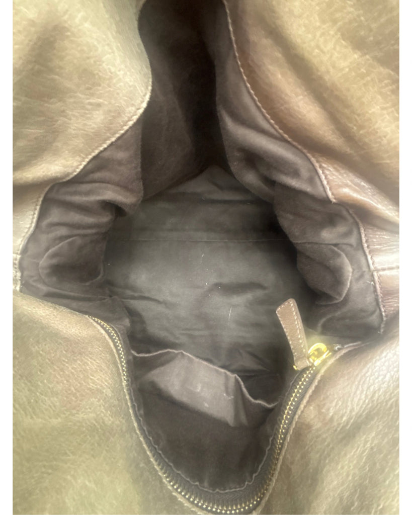 Miu Miu Tan Leather Tote