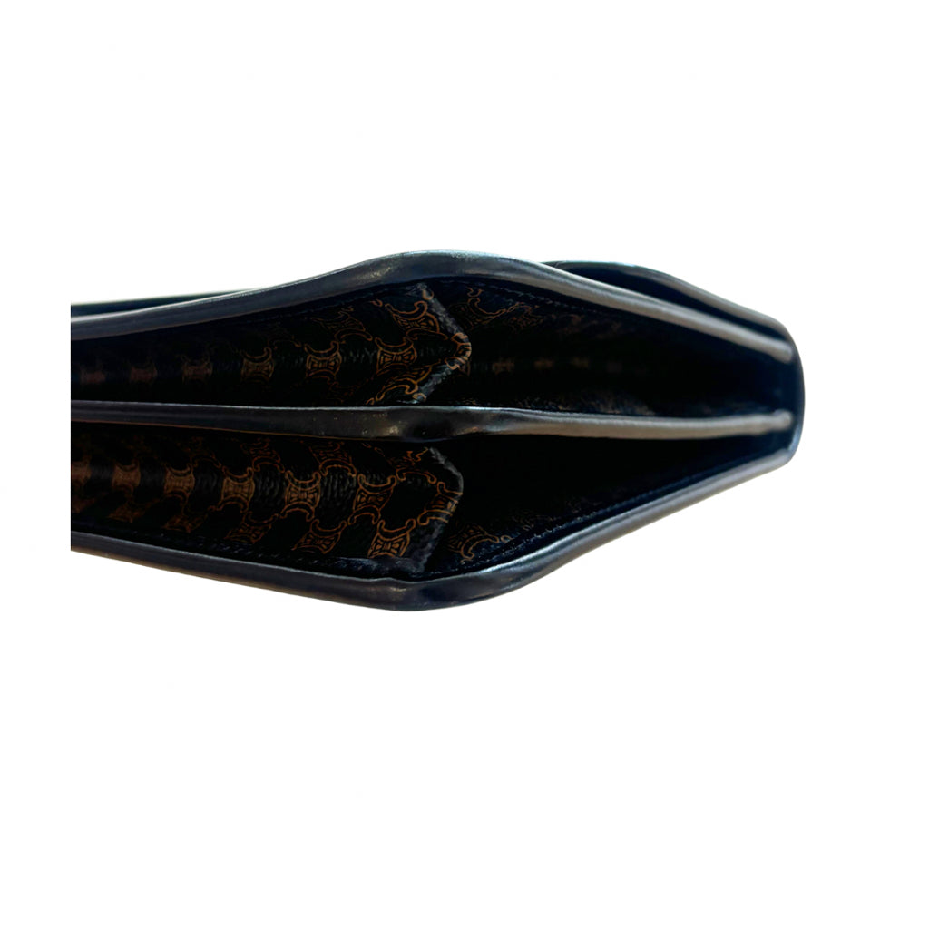 Celine Brown Triomphe Clutch