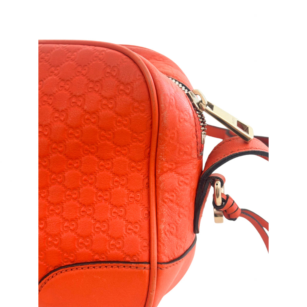 Gucci Orange Leather Crossbody