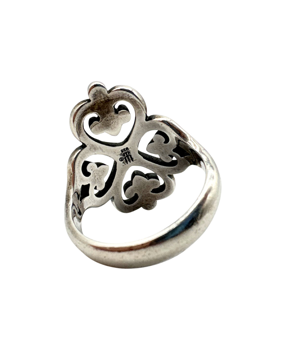 James Avery Size 7 Adorned Hearts Ring