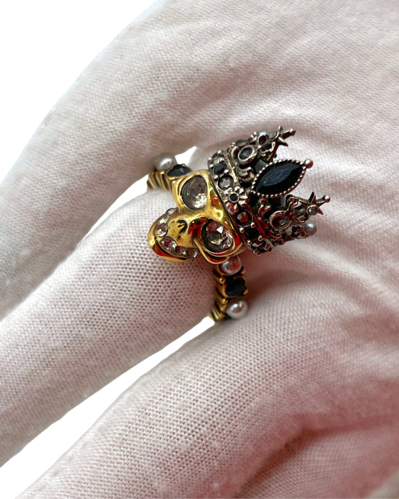 Alex McQueen Skull Ring Size 6.75