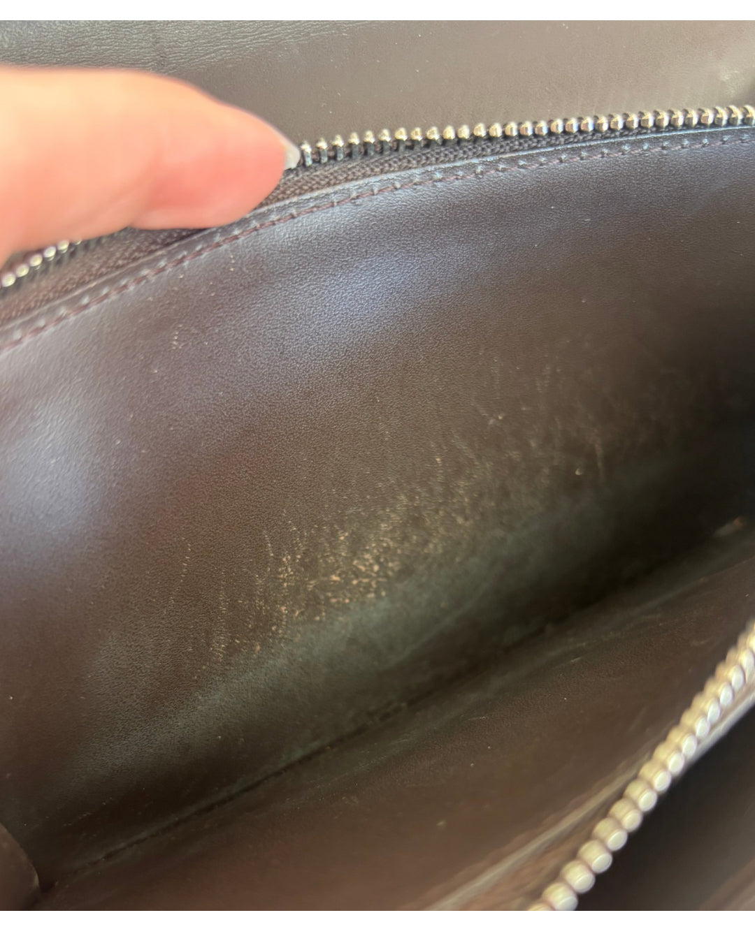 Louis Vuitton Brown Pochette Monnaie Wallet
