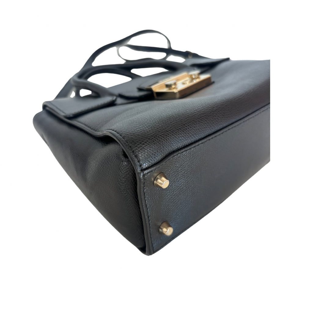 Furla Black Metropolis Satchel