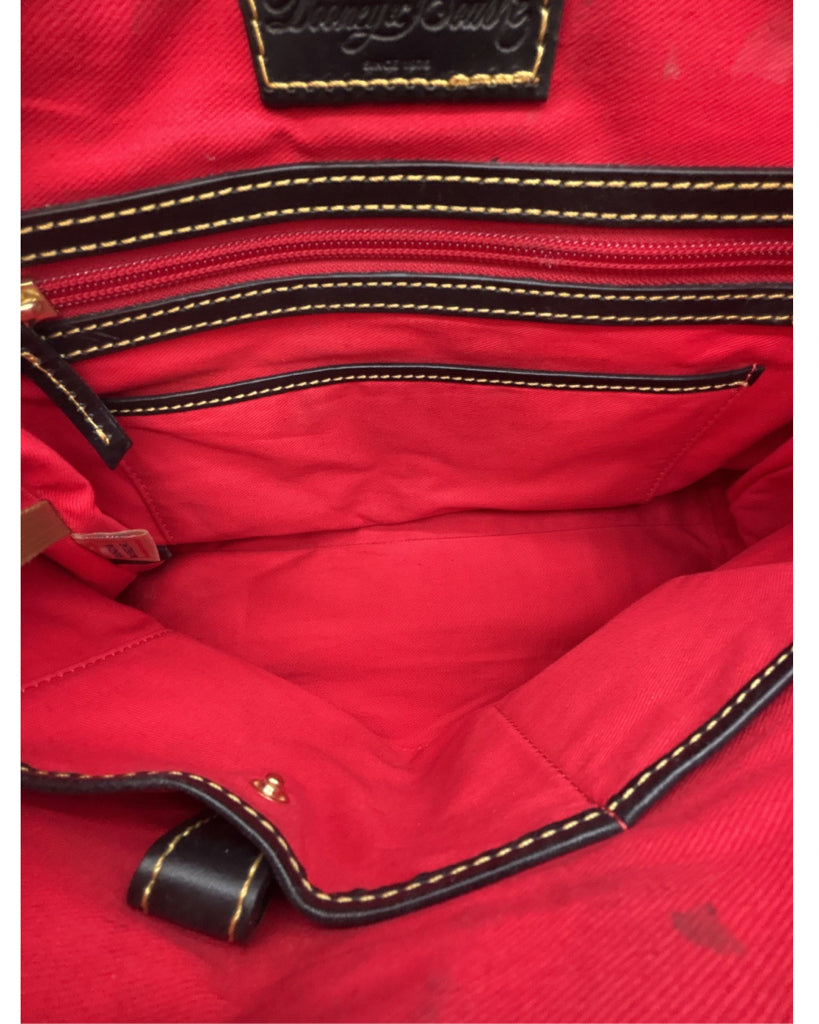 Dooney & Bourke Black and Brown Purse