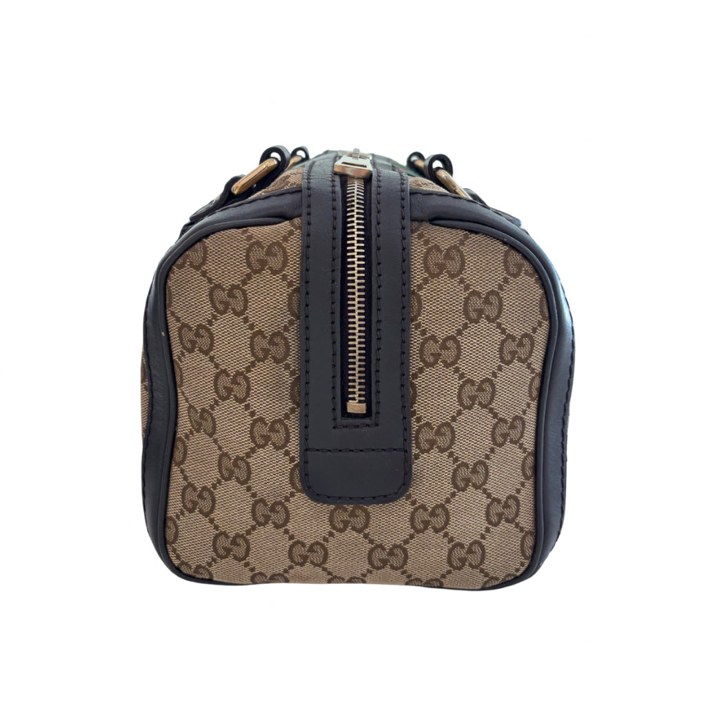 Gucci Monogram Boston Bag with Strap