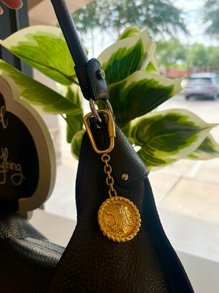 Celine Gold Key Charm