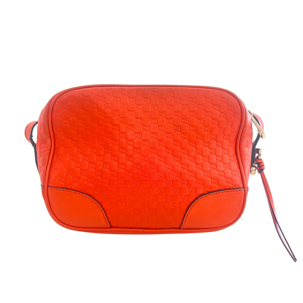 Gucci Orange Leather Crossbody