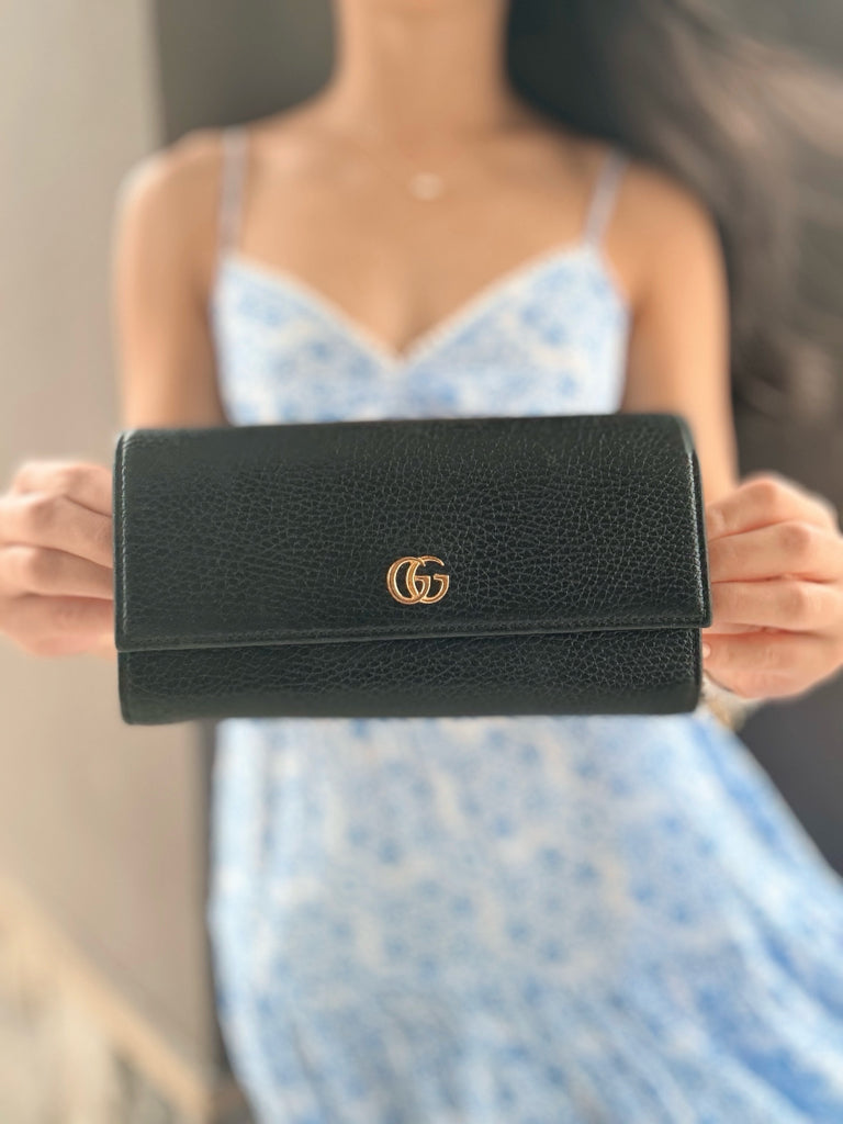 Gucci Black Long Wallet