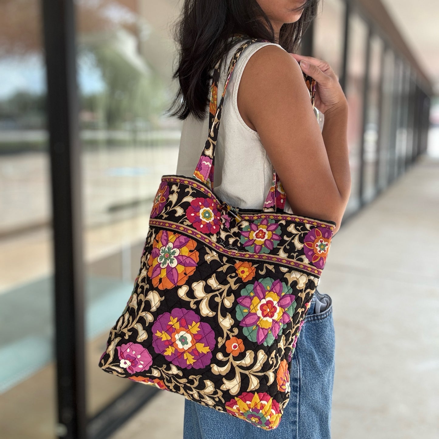 Vera Bradley Quilted Tote Bag