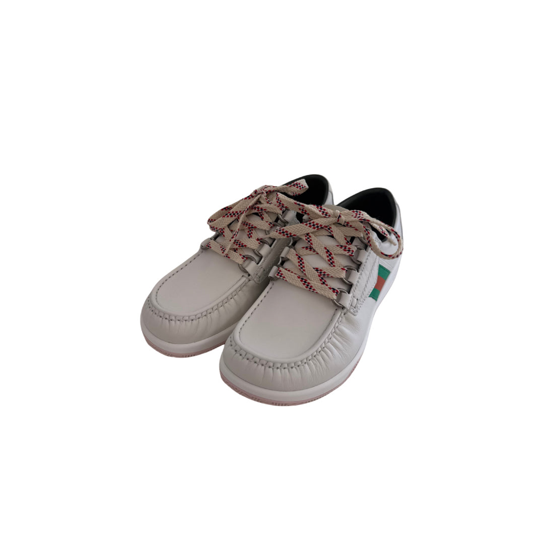 Gucci White Size 10 Boat Shoes