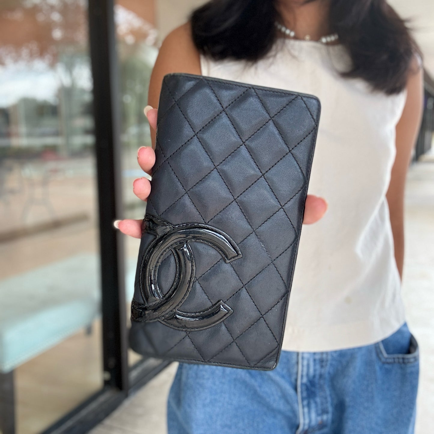Chanel Black Bi-Fold Wallet